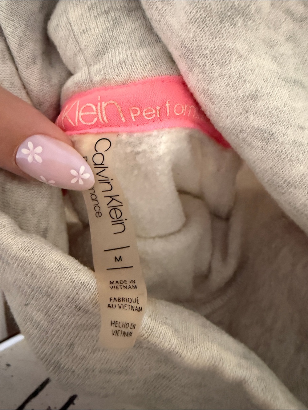 Calvin Klein Heather Gray Performance Pullover - Picture 3 of 3